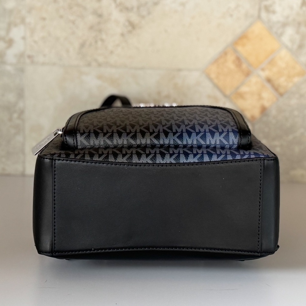 Michael Kors Jaycee Medium Backpack MK Ombre Black Multi - Picture 7 of 14